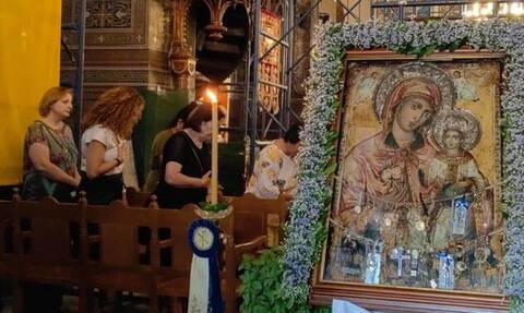 Η Εικόνα της Παναγίας «Ρόδον το Αμάραντον» στο Ναύπλιο