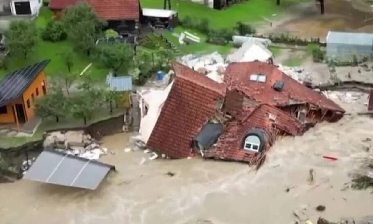 Πλημμύρες και κατολισθήσεις λόγω της καταιγίδας Χανς σε Νορβηγία και Σουηδία