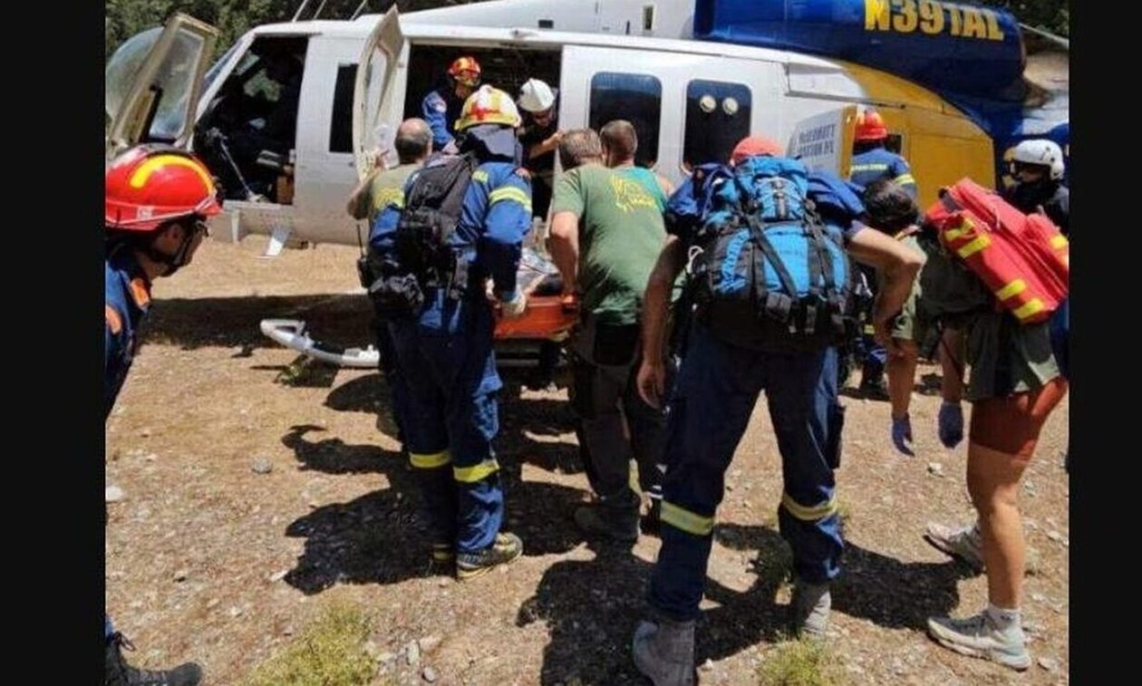 Χανιά: Στη ΜΕΘ ο Ισπανός που ακρωτηριάστηκε από πτώση βράχου στο φαράγγι της Σαμαριάς