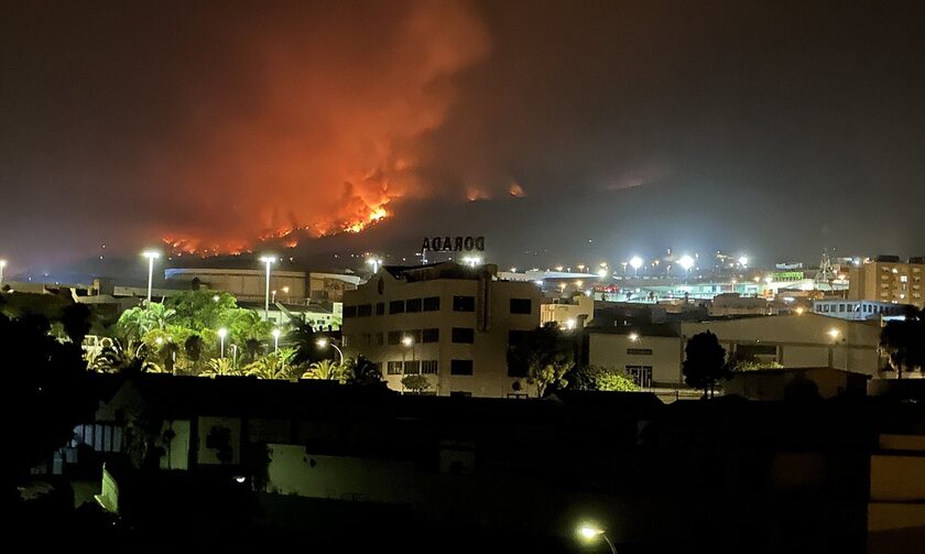 Ισπανία: Εκτός ελέγχου η μεγάλη πυρκαγιά στη βόρεια Τενερίφη