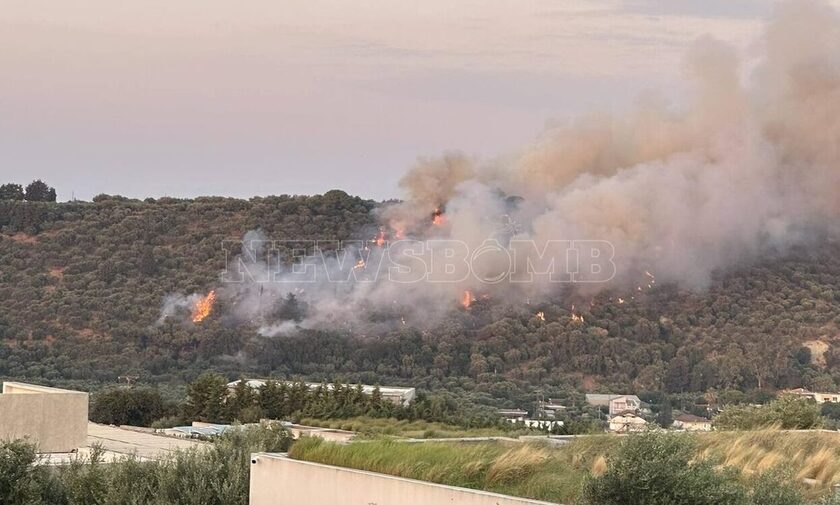 Ζάκυνθος: Χωρίς ενεργό μέτωπο η πυρκαγιά