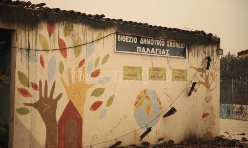 Αποστολή Newsbomb.gr στον Έβρο: Εικόνες καταστροφής στην Παλαγία - Στάχτη το δημοτικό σχολείο