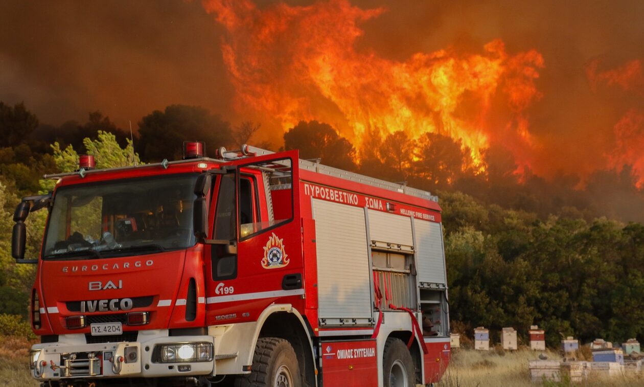 Φωτιά στην Πάρνηθα: Σε μισή ώρα η πυρκαγιά έφτασε στην κορυφή του βουνού - Συγκλονιστικό βίντεο