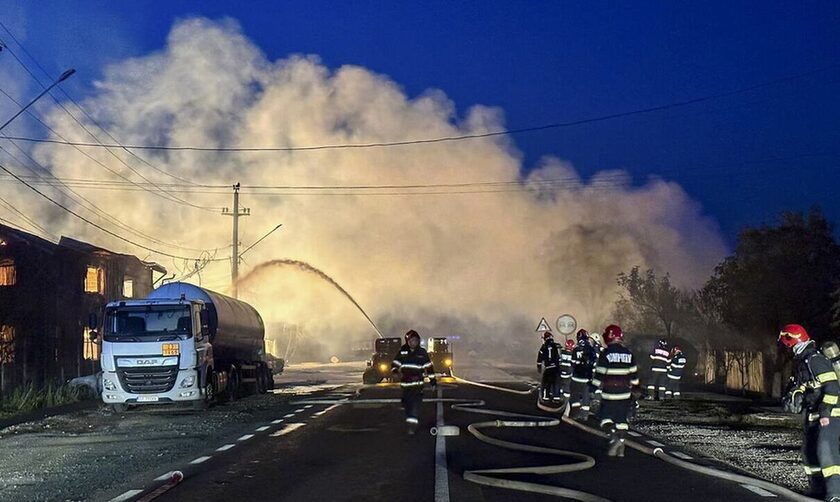 Ρουμανία: Ένας νεκρός και 57 τραυματίες από εκρήξεις σε πρατήριο καυσίμων κοντά στο Βουκουρέστι