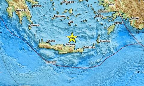 Σεισμός τώρα βόρεια της Κρήτης - Αισθητός σε πολλές περιοχές (pics)