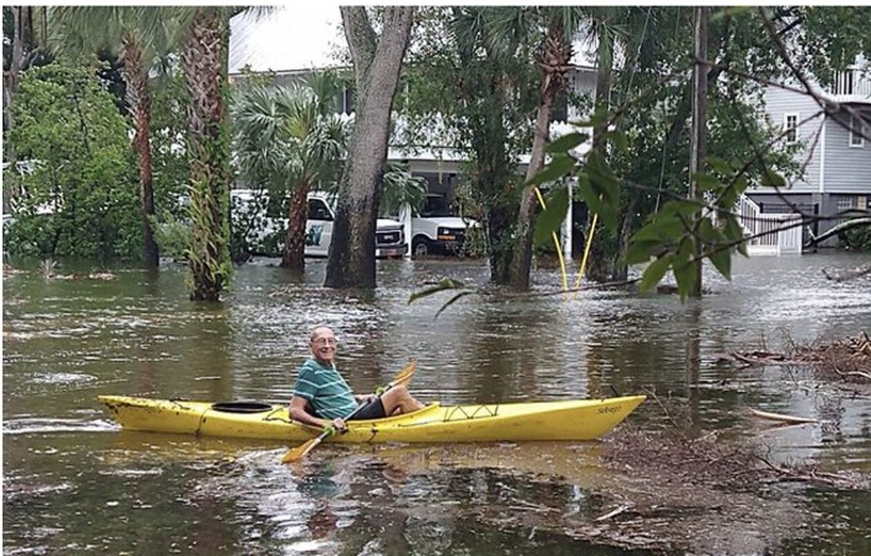 Τυφώνας Ιντάλια: Κάτω από το νερό το Τάρπον Σπρινγκς η πόλη των Ελλήνων σφουγγαράδων στη Φλόριντα