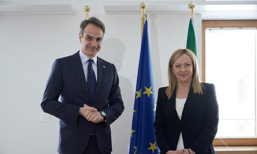 Μητσοτάκης-Μελόνι: Ιδρύεται Ανώτατο Συμβούλιο Συνεργασίας Ελλάδας - Ιταλίας