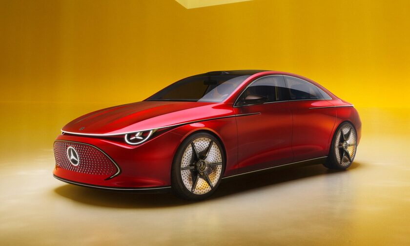 H CLA Concept δείχνει τη μικρή ηλεκτρική λιμουζίνα της Mercedes