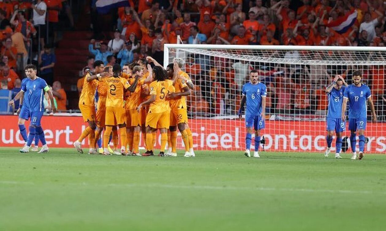 Ολλανδία - Ελλάδα 3-0: Εφιαλτικό ημίχρονο «ψαλίδισε» τις ελπίδες πρόκρισης - Η βαθμολογία του ομίλου