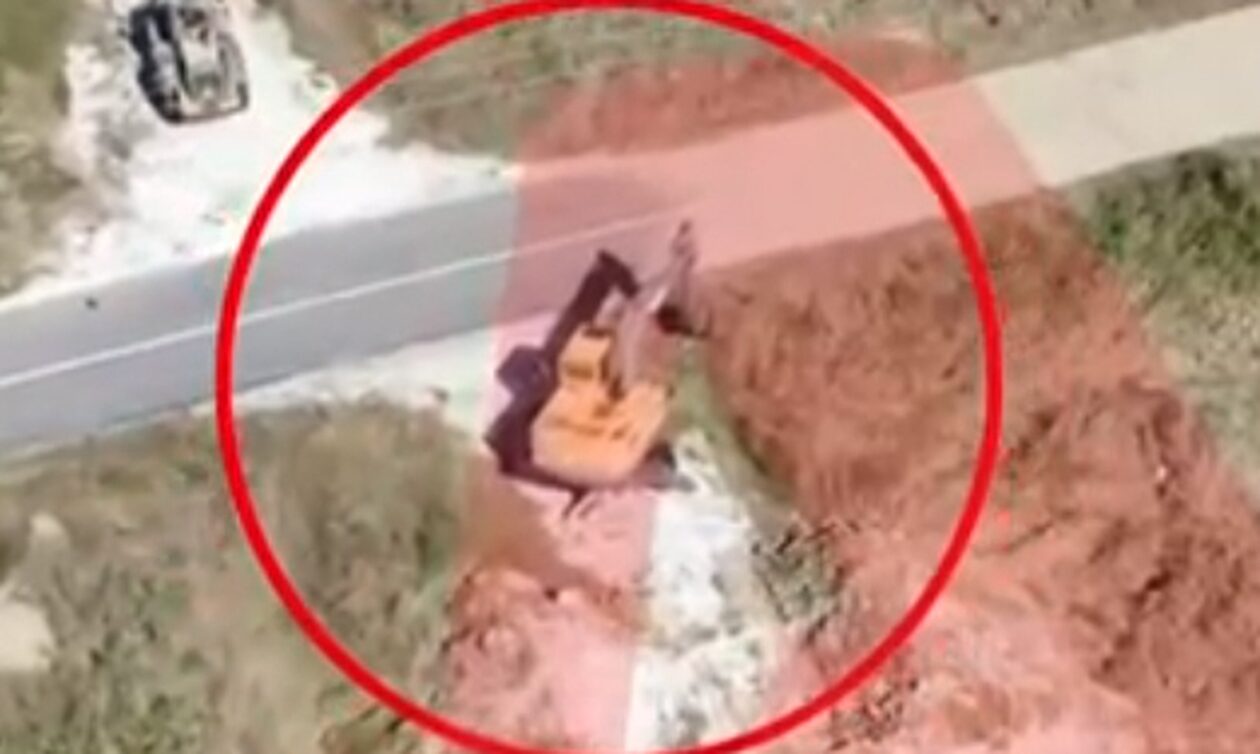 Πως έσπασε το ανάχωμα και πνίγηκε ο Παλαμάς: Δείτε το βίντεο από drone