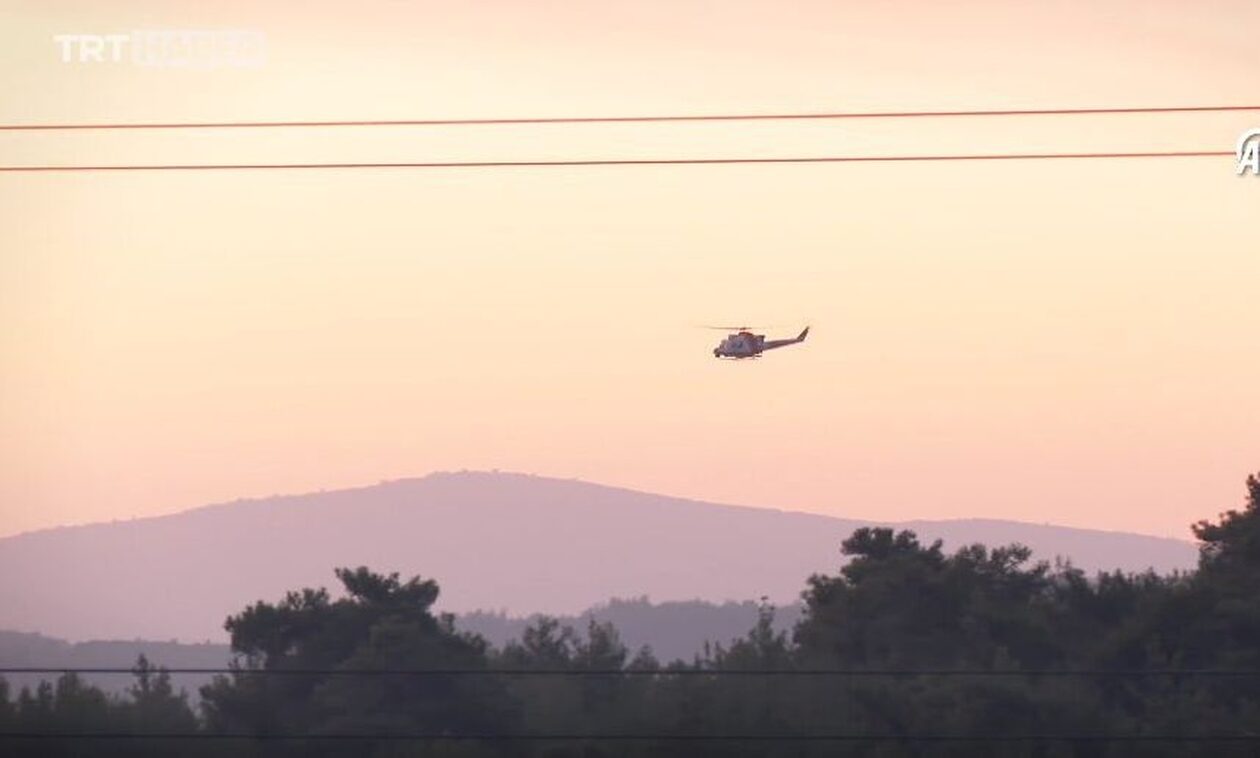Τουρκία: Τραγωδία στη Σμύρνη - Ελικόπτερο που επιχειρούσε σε πυρκαγιά έπεσε σε τεχνητή λίμνη