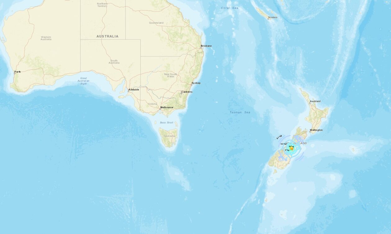 Νέα Ζηλανδία: Σεισμός 6,2 Ρίχτερ στο Νότιο Νησί