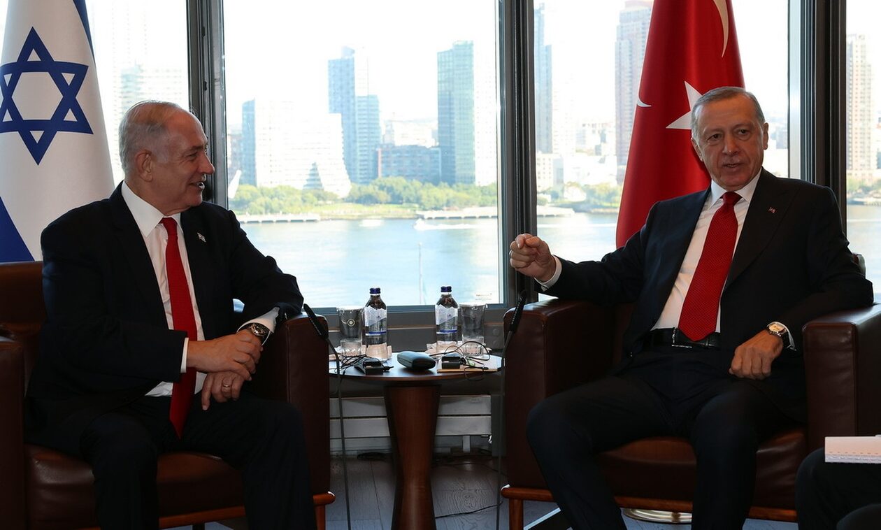 ΟΗΕ: Μεσανατολικό και οι σχέσεις Τουρκίας - Ισραήλ κυριάρχησαν στις συνομιλίες Ερντογάν - Νετανιάχου