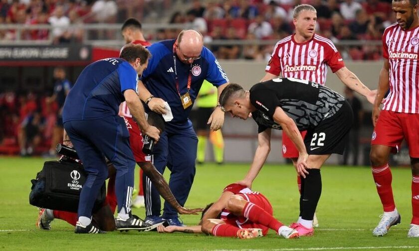 Ολυμπιακός: Σοκάρουν οι φωτογραφίες από τον τραυματισμό του Χέσε - «Αυτό είναι ποδόσφαιρο ή MMA;»