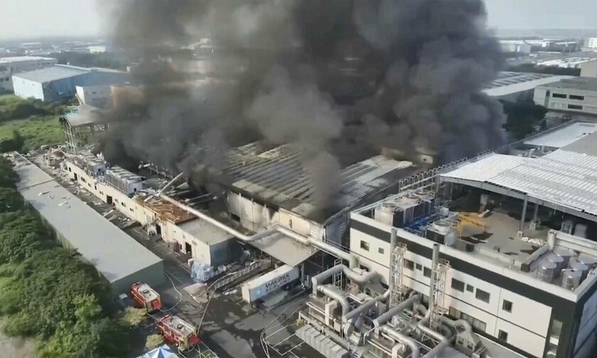 Τραγωδία στην Ταϊβάν: Δέκα νεκροί και τουλάχιστον 100 τραυματίες από την πυρκαγιά σε εργοστάσιο