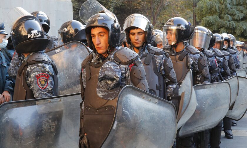Mαζικές συλλήψεις στην πρωτεύουσα της Αρμενίας
