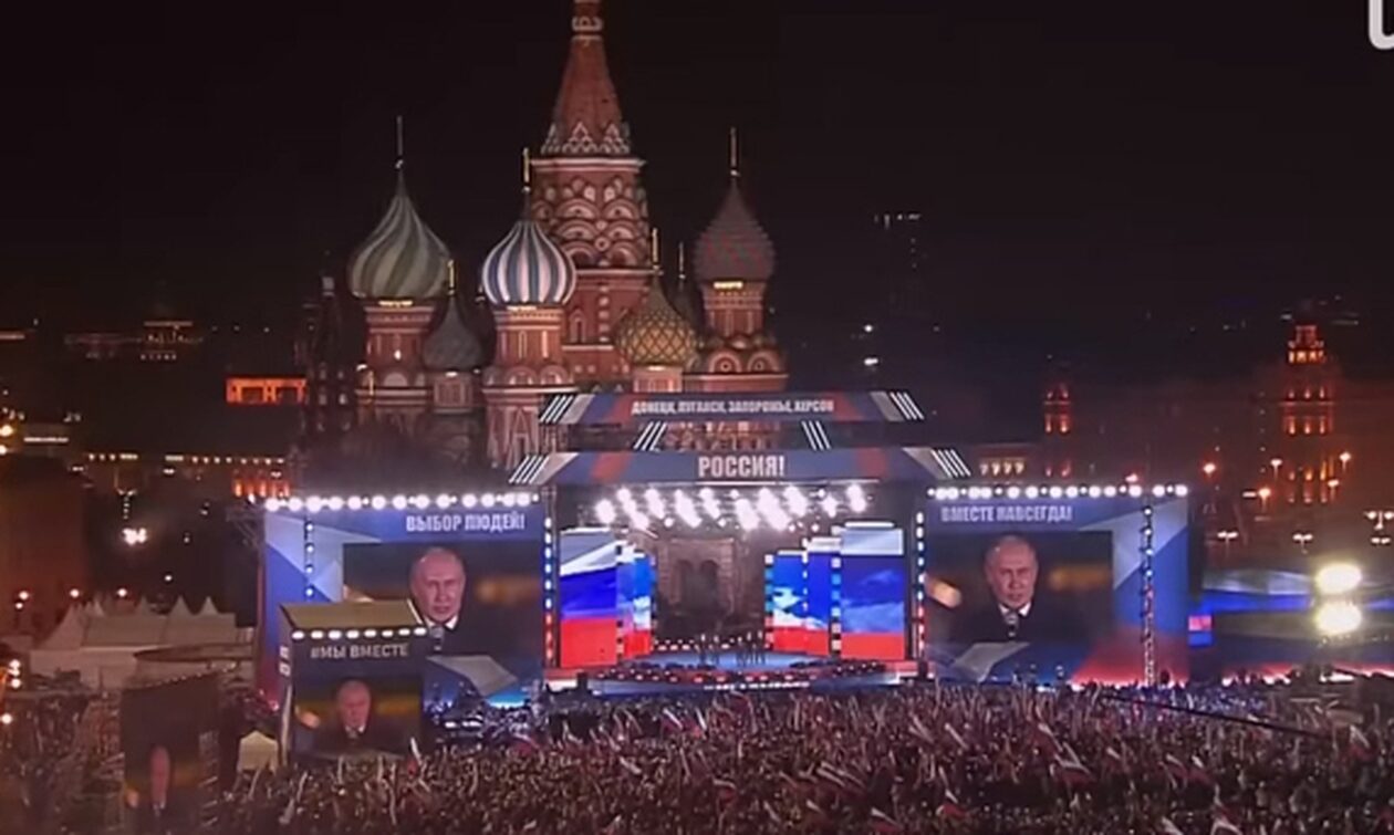 Ρωσία: Συναυλία στην Κόκκινη Πλατεία για τον έναν χρόνο από την προσάρτηση περιοχών
