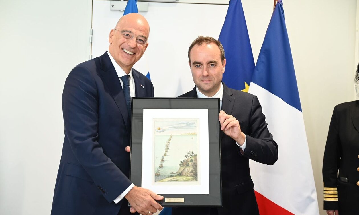 Η αμυντική συνεργασία Ελλάδας – Γαλλίας στο επίκεντρο της συνάντησης Δένδια - Λεκορνού