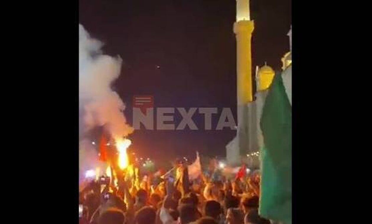 Διαδήλωση υπέρ της Χαμάς στην Κωνσταντινούπολη