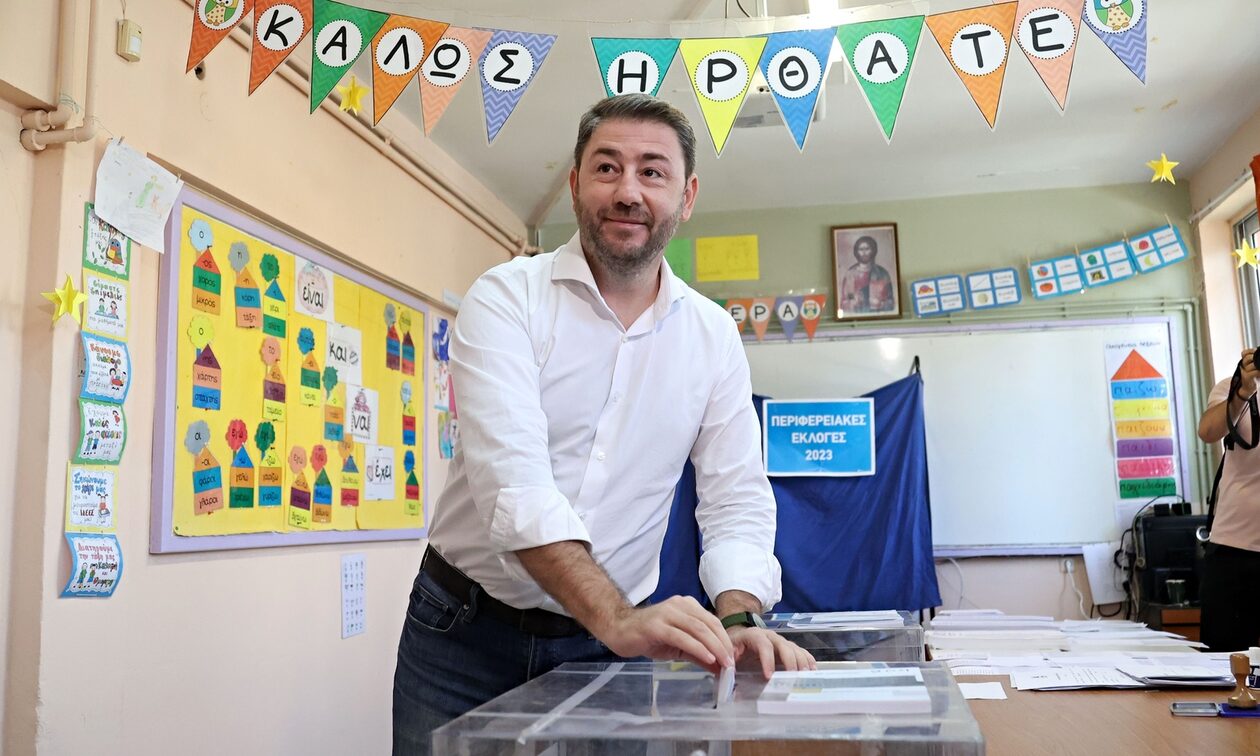 Αυτοδιοικητικές εκλογές 2023: Ψήφισε ο Πρόεδρος του ΠΑΣΟΚ, Νίκος Ανδρουλάκης