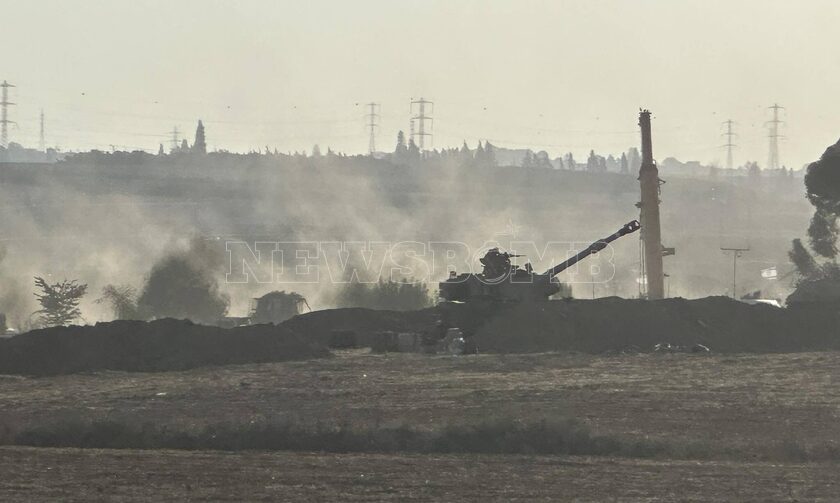Η ισραηλινή πολεμική μηχανή αναπτύσσεται κοντά στη Γάζα - Το Νewsbomb.gr στο σημείο