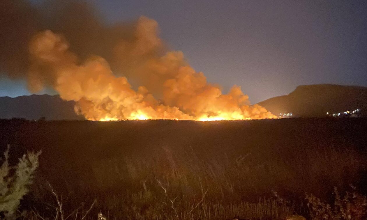 Φωτιά στον Σχοινιά: Μαίνεται το πύρινο μέτωπο - Δύσκολη μάχη με τις φλόγες