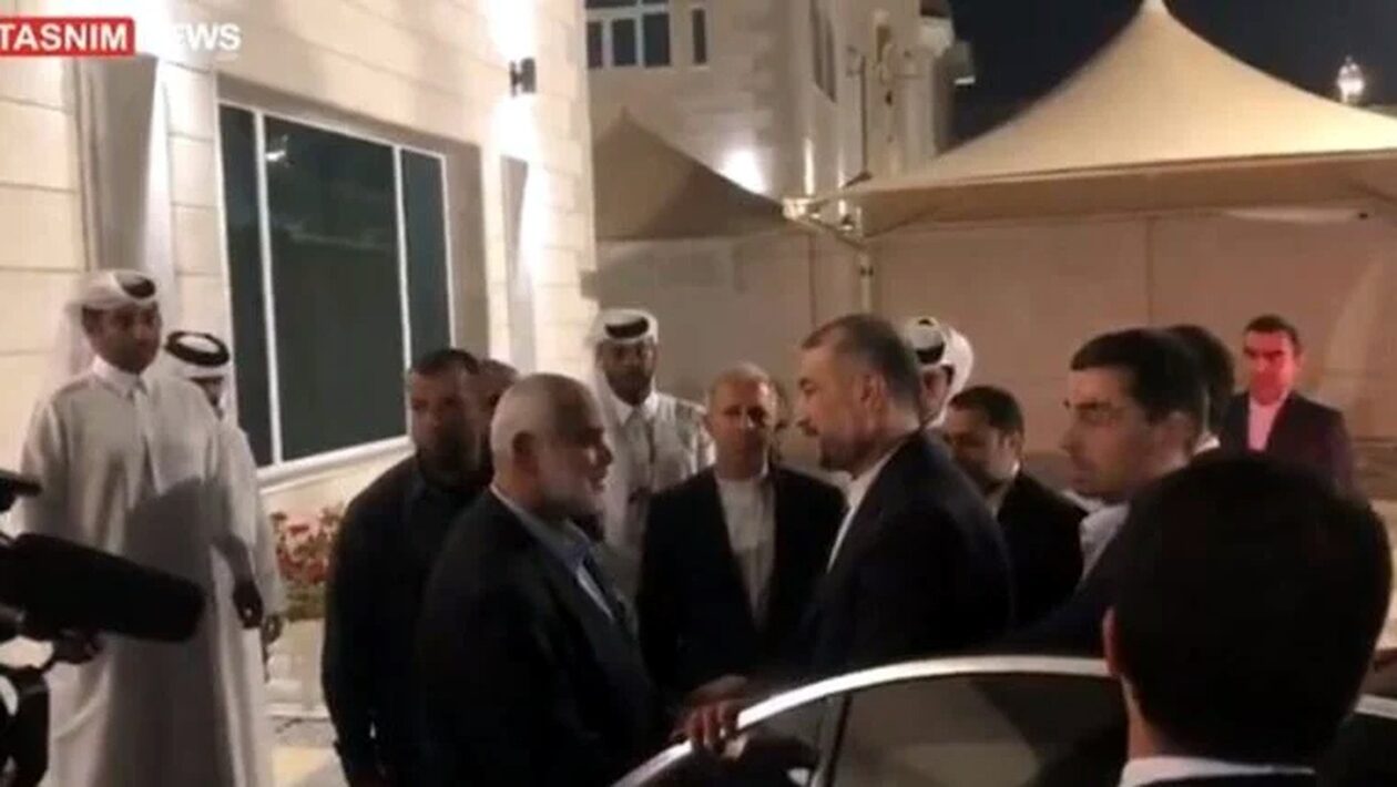 Κατάρ: Ο υπουργός Εξωτερικών του Ιράν συναντήθηκε με τον ηγέτη της Χαμάς στην Ντόχα