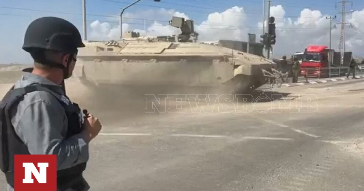 The war in Israel – Mission Newsbomb.gr: Tanks “breath” from the Gaza Strip (video) – Newsbomb – News