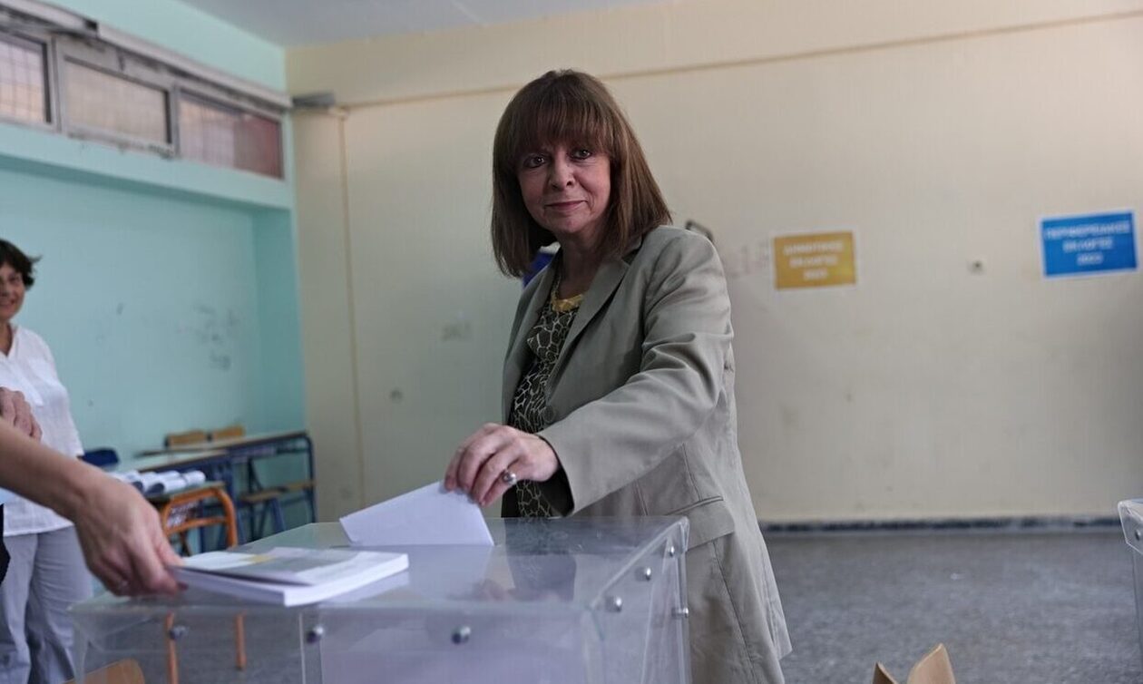 Αυτοδιοικητικές εκλογές 2023: Ψήφισε η Κατερίνα Σακελλαροπούλου