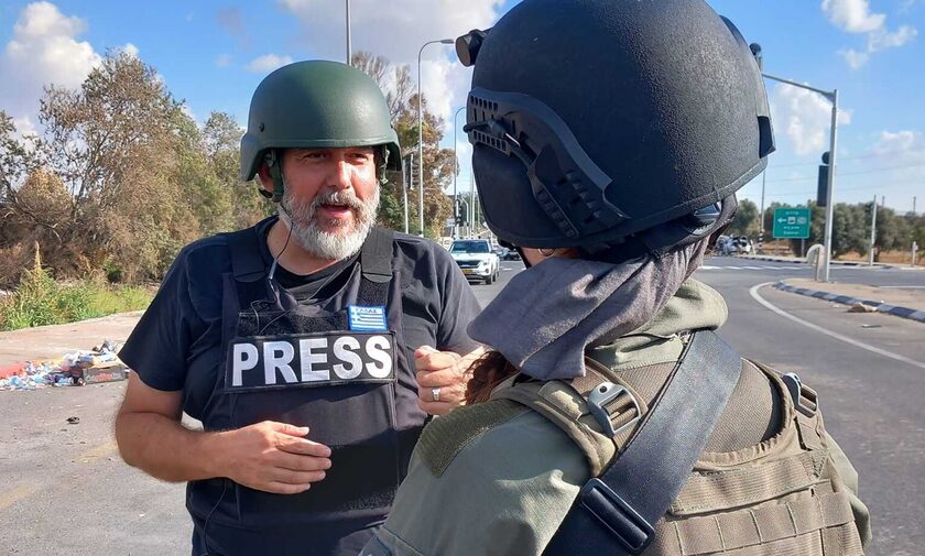 Πόλεμος στο Ισραήλ: Κινδύνεψε ο ρεπόρτερ Χρήστος Νικολαϊδης - Φυγαδεύτηκε από τον ισραηλινό στρατό