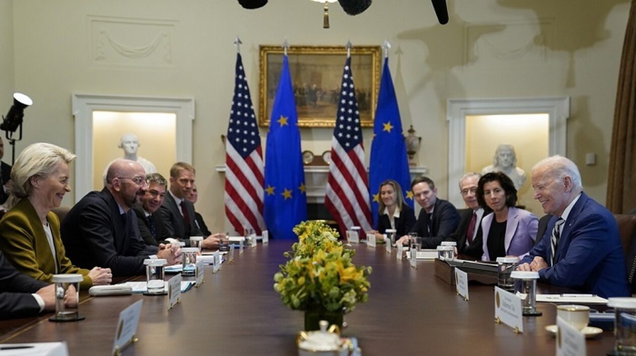 Σύνοδος ΗΠΑ-ΕΕ στον Λευκό Οίκο – Ισραήλ και Ουκρανία στο επίκεντρο