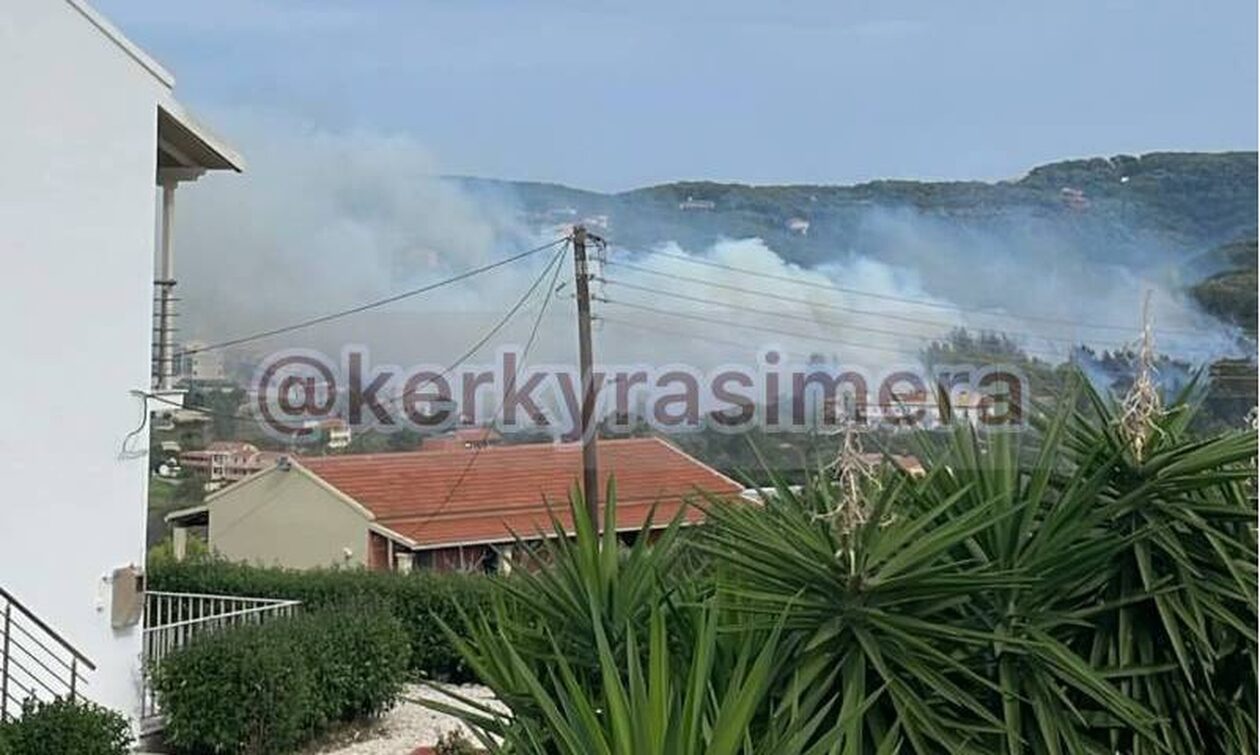 Φωτιά στην Κέρκυρα: Ήχησε το 112 - Εκκενώνεται οικισμός
