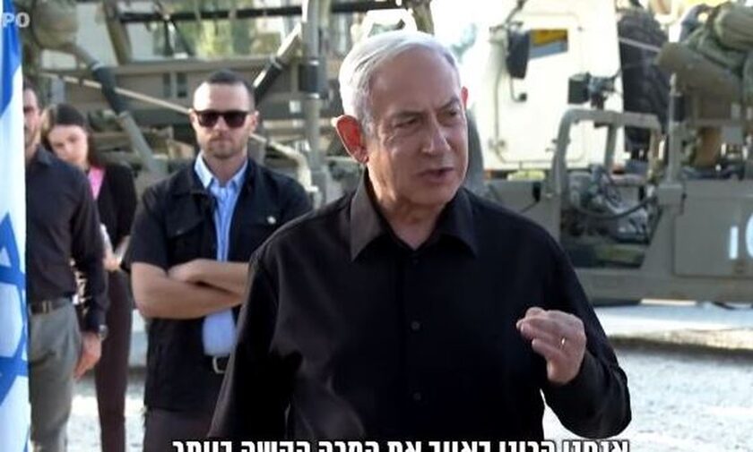 Νετανιάχου σε Ισραηλινούς στρατιώτες: «Έχουμε μόνο ένα καθήκον, να συντρίψουμε τη Χαμάς»