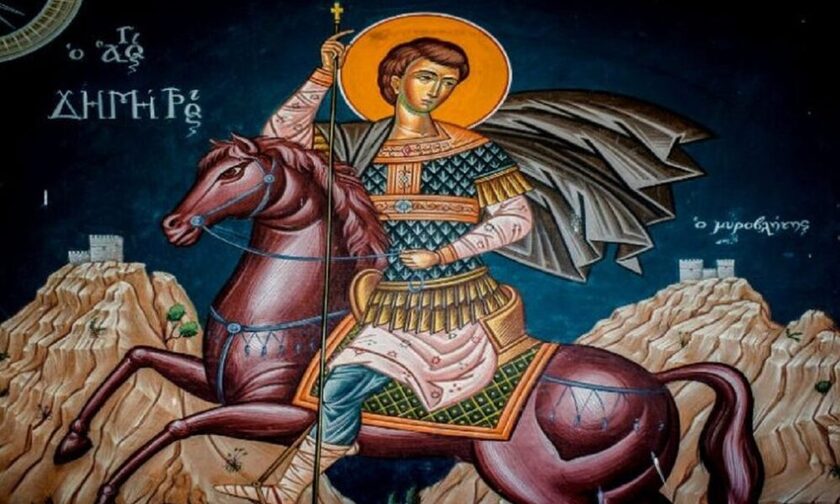 Άγιος Δημήτριος: Γιατί απεικονίζεται καβαλάρης σε κόκκινο άλογο