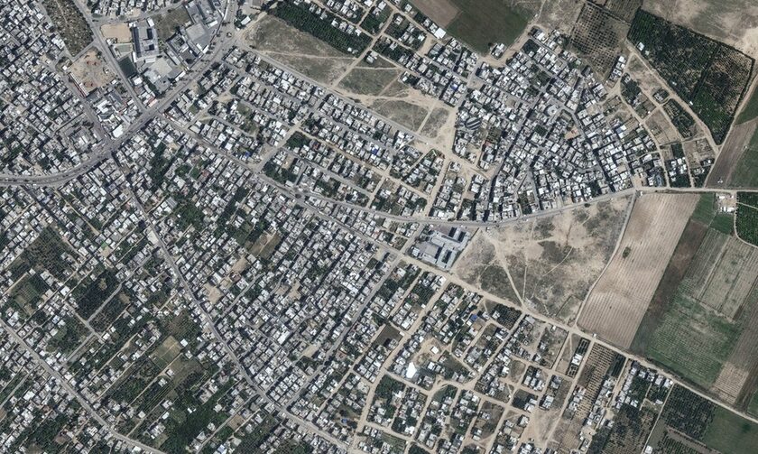 Πόλεμος Ισραήλ: Βομβαρδισμένο τοπίο περιοχές στη νότια Λωρίδα της Γάζας – Δείτε δορυφορικές εικόνες