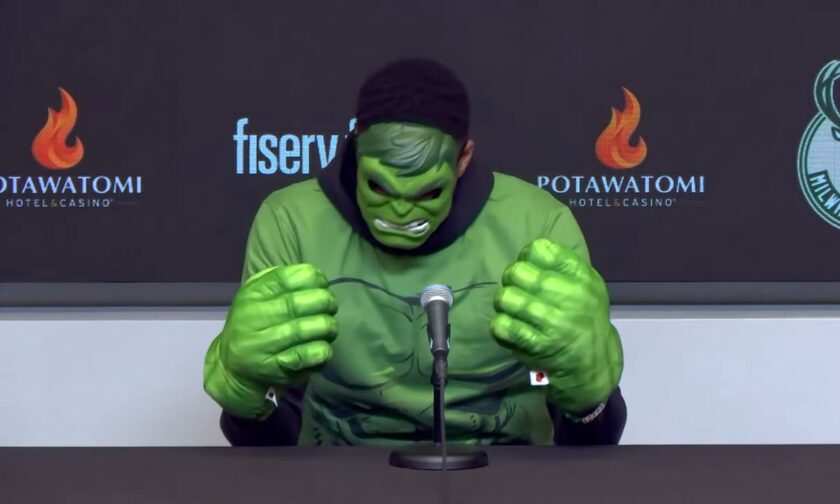 Γιάννης Αντετοκούνμπο: Έγινε Hulk για χάρη των παιδιών του - Η επική ατάκα του στη συνέντευξη Τύπου