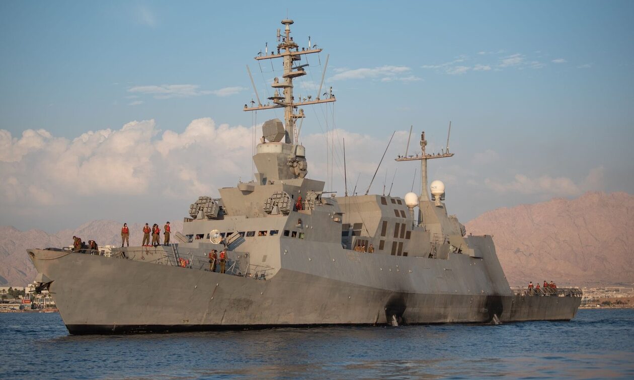 Ισραηλινά πολεμικά πλοία αναπτύσσονται στην Ερυθρά Θάλασσα (εικόνες)