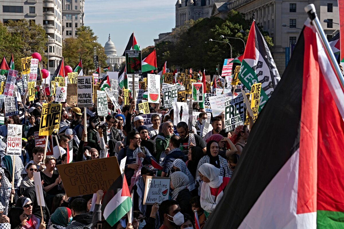 Διαδηλωτές στις Ηνωμένες Πολιτείες.