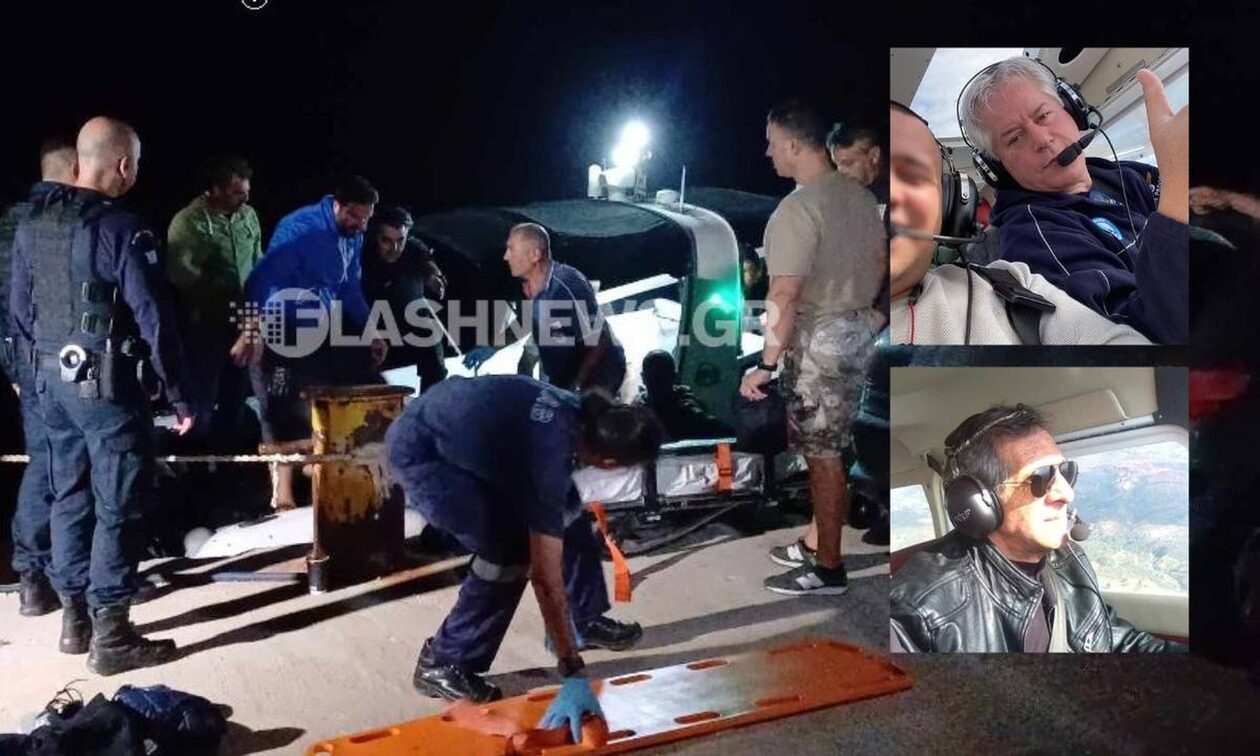 Πτώση αεροσκάφους στα Χανιά: «Οι επιβάτες εντοπίστηκαν δεμένοι στο κάθισμά τους»