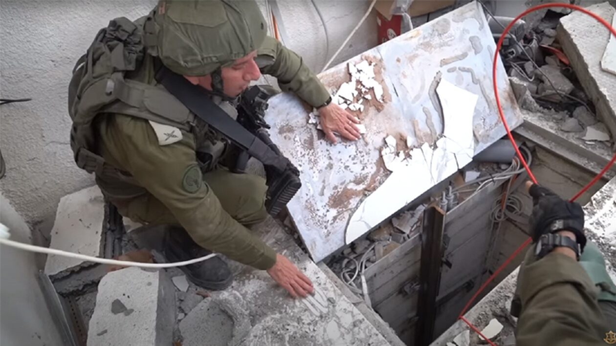 IDF: Βίντεο με τούνελ της Χαμάς που οδηγεί σε Νοσοκομείο Παίδων