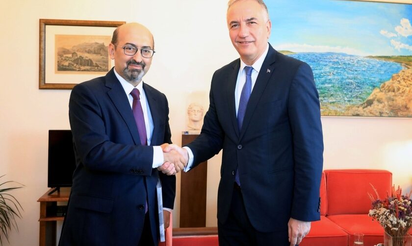 Armenia's humanitarian crisis discussed in meeting between Kalafatis and Armenia's Ambassador