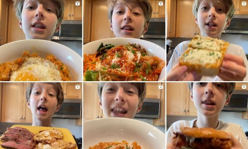 Ο 13χρονος που έχει «τρελάνει» τους followers του με τις συνταγές του