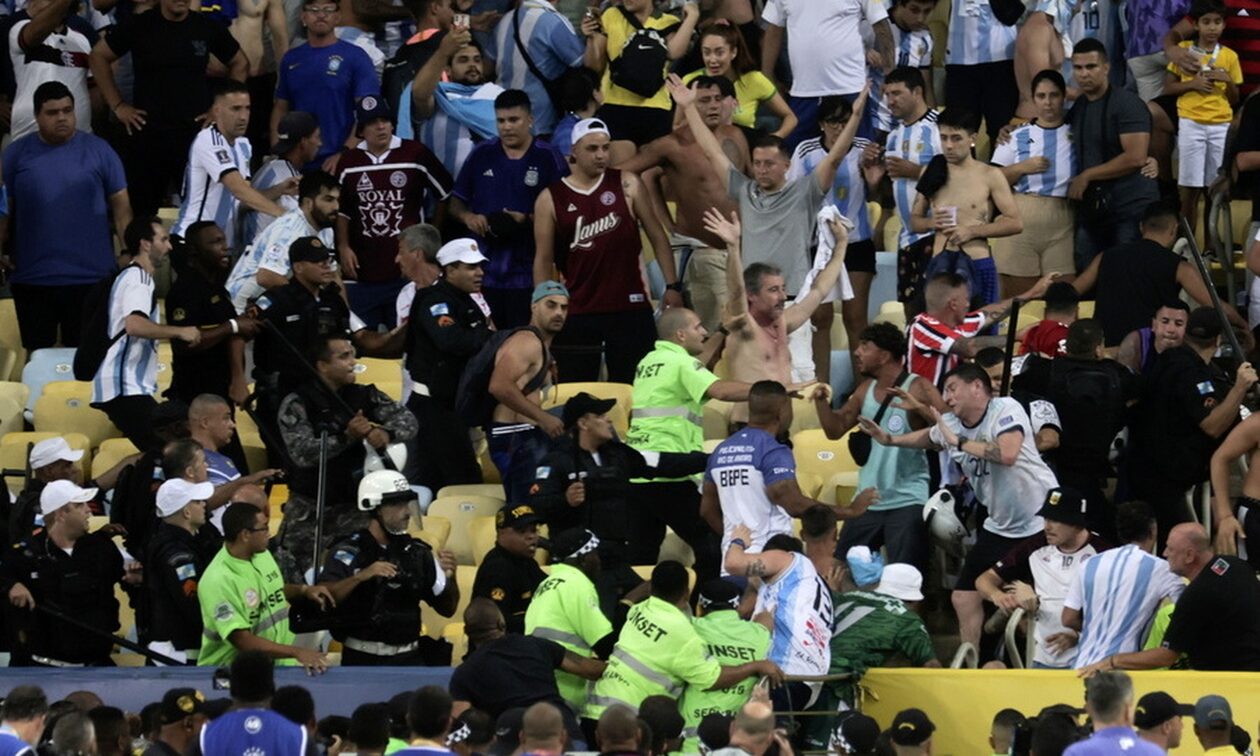 Βραζιλία – Αργεντινή 0-1: Ο Μέσι κι η παρέα του «άλωσαν» το Μαρακανά – «Άγριο» ξύλο στις εξέδρες