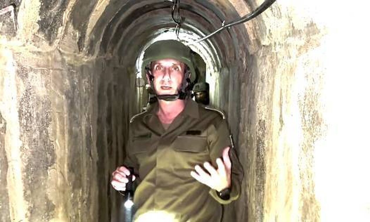 Ο ισραηλινός στρατός δημοσίευσε πλάνα με τα τούνελ της Χαμάς κάτω από το νοσοκομείο Αλ Σίφα