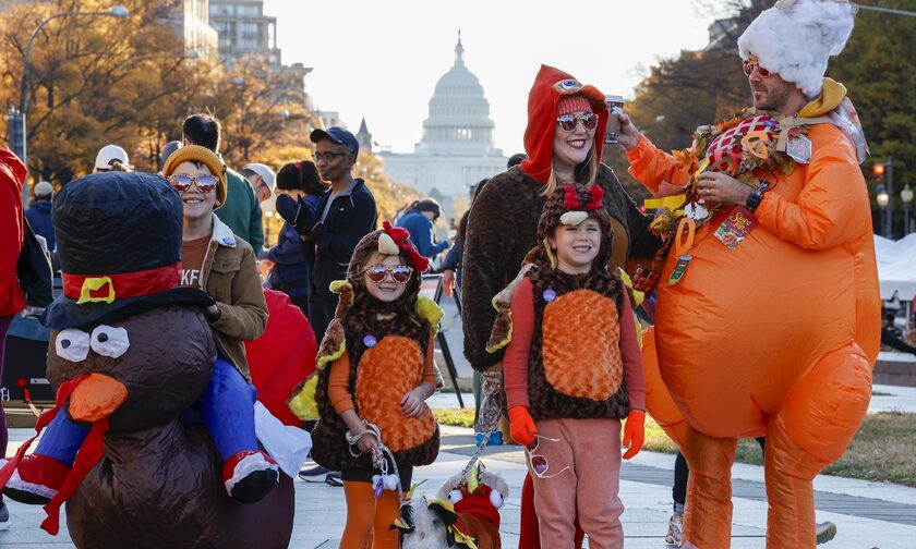 Oι Αμερικανοί γιόρτασαν την Ημέρα των Ευχαριστιών