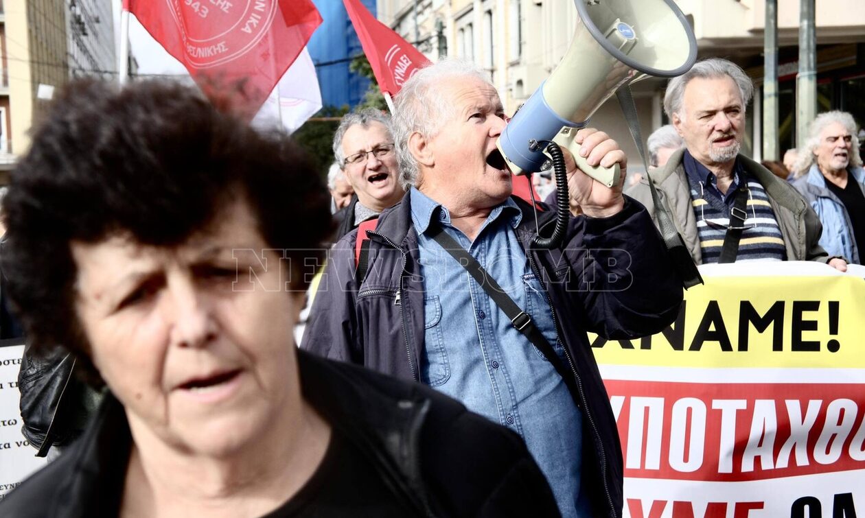 Συγκέντρωση διαμαρτυρίας συνταξιούχων στο κέντρο της Αθήνας - Τι διεκδικούν