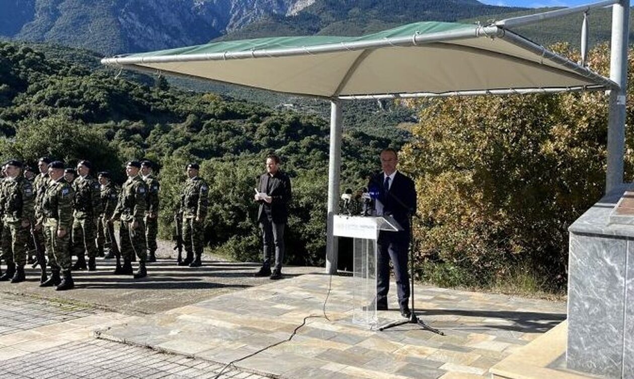 Gorgopotamos bridge blow up 81 years ago commemorated at site; Staikouras attends