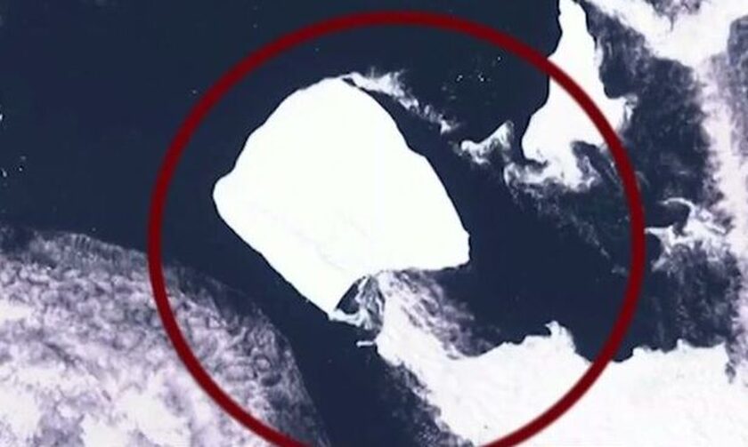 Ανταρκτική: Φόβος για την κίνηση του τεράστιου παγόβουνου-Είναι δύο φορές μεγαλύτερο από το Λονδίνο