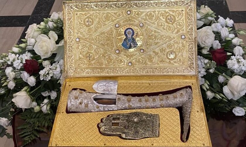 Η Λάρνακα υποδέχθηκε τα Λείψανα του Αγ. Αποστόλου Ανδρέου από τη Μονή Παντοκράτορος