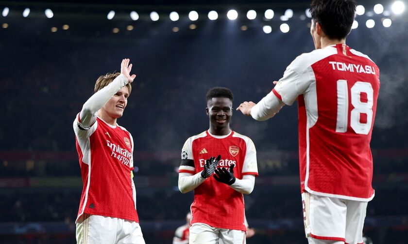 Champions League: Εξάρα πρόκρισης για Άρσεναλ - Επική επιστροφή για Ίντερ και PSV - Τα highlights